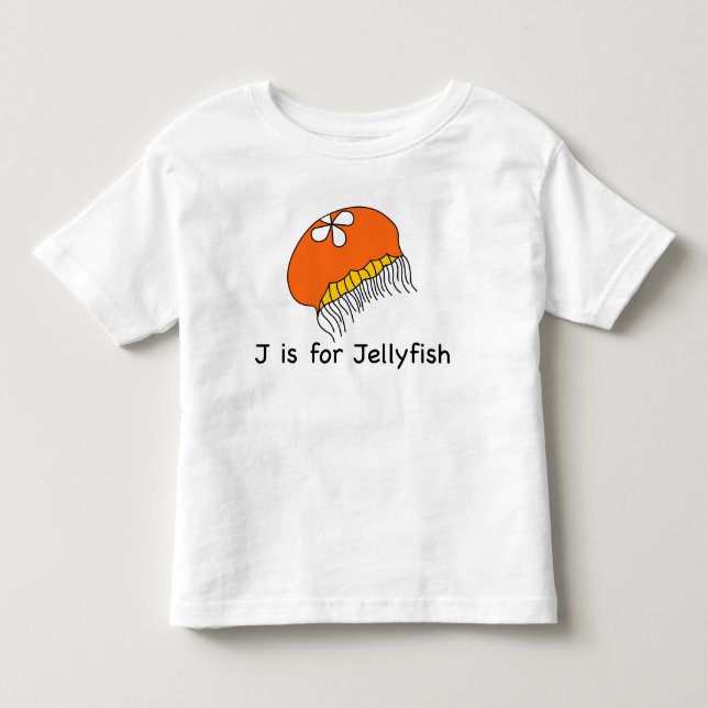 J är för manetT-tröja T Shirt (Framsida)