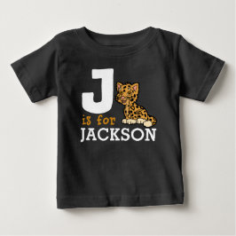 J är för Personligen JAGUAR & Kids Namn T Shirt