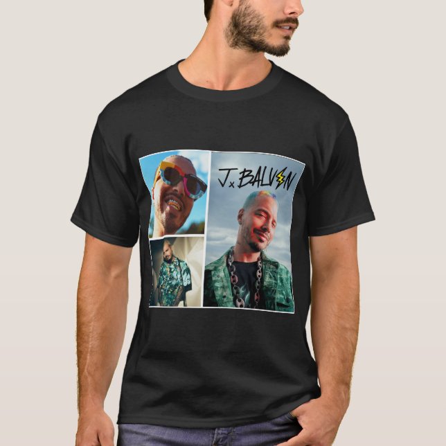 J Balvin Rapper T Shirt (Framsida)