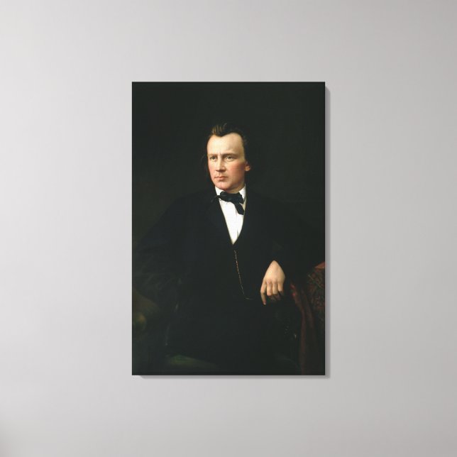 J. Brahms, 1860 Canvastryck (Framsida)