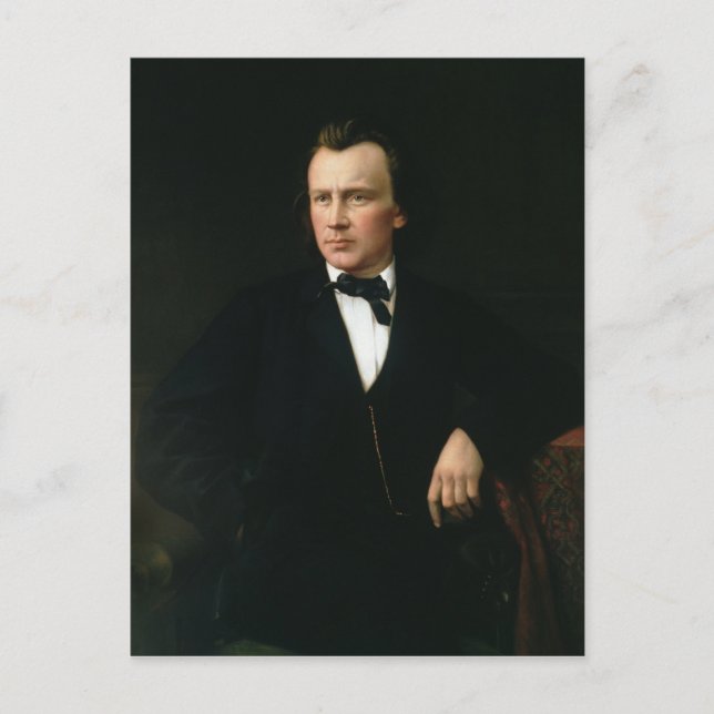 J. Brahms, 1860 Vykort (Framsida)