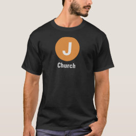 J Church Mörk T-Shirt