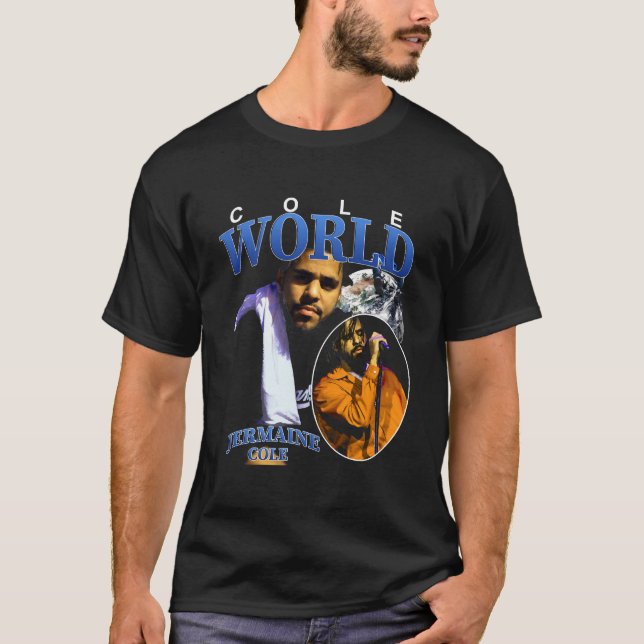J. Cole Cole World Classic T-Shirt (Framsida)