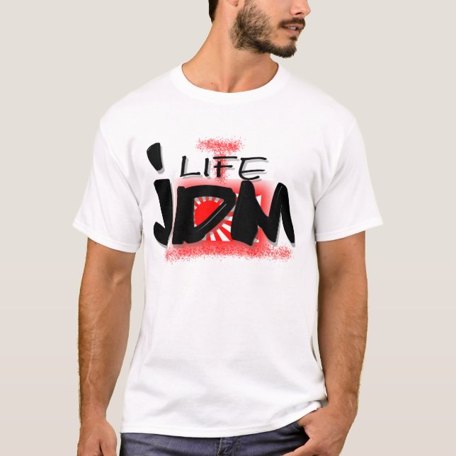 J.D.M. Rött liv T Shirt (Framsida)