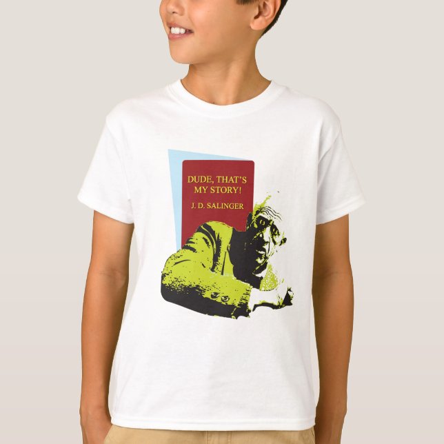 J.D. Salinger Catcher i Rye Pop Art Tee (Framsida)