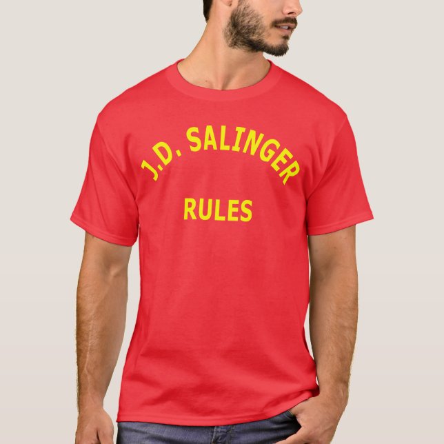J. D. Salinger Regler T Shirt (Framsida)