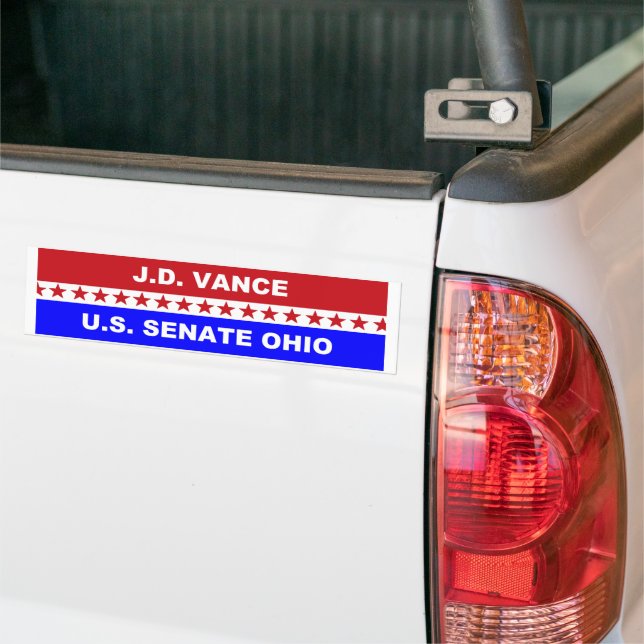 J.D. Vance U.S. Senate Ohio 2022 Bildekal (På lastbil)