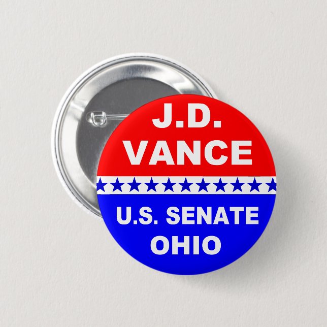 J.D. Vance U.S. Senate Ohio 2022 Knapp (Framsida & baksida)