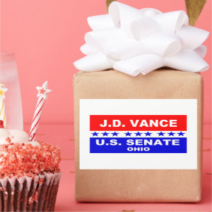 J.D. Vance U.S. Senate Ohio 2022 Rektangulärt Klistermärke