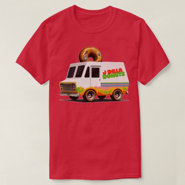 J Dilla Donuts Van 1 T Shirt (Design framsida)