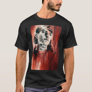 J-Dog från Hollywood Undead Målar Panic-Grafik T Shirt