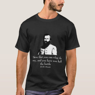 J.E.B. Stuart och citationstecken Tee Shirt