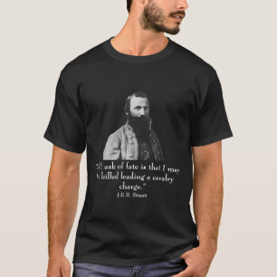 J.E.B. Stuart och citationstecken Tee Shirt