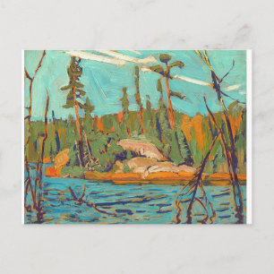 J. E. H. Jackson Moose Island Algoma Painting Vykort