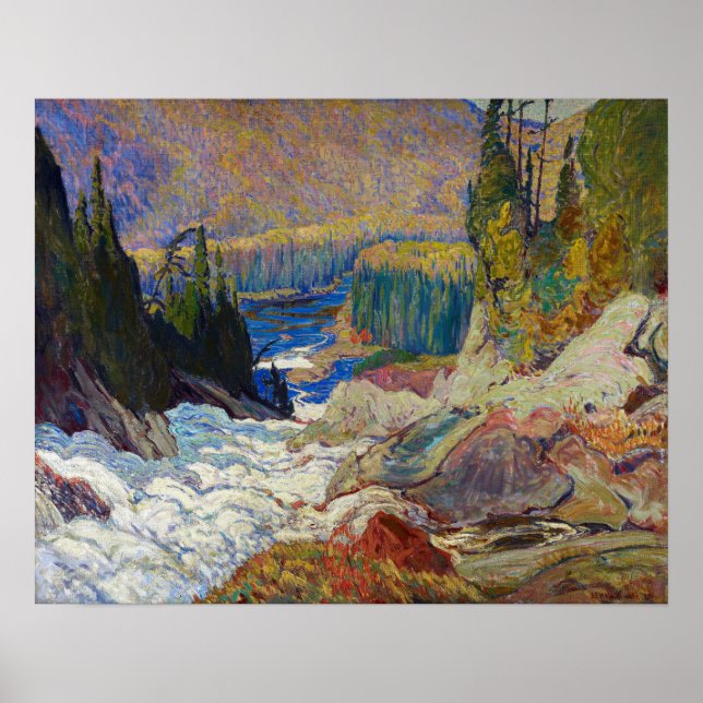 J.E.H. MacDonald Falls, Montreal River Poster (Framsidan)