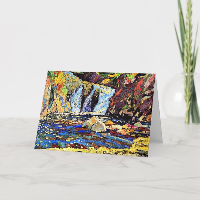 J.E.H. MacDonald - The Little Falls sketch, 1918, Kort (Framsida)