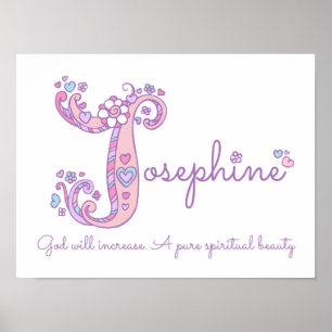 J för Josephine initial klotter konstnamn betydels Poster