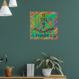 J.G.Me Färgtak Poster