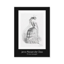 J. Grandville Entomolog Affärskort