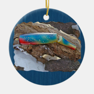 J & H "WIG LIT"-Vintage Saltwater Lure Items Julgransprydnad Keramik