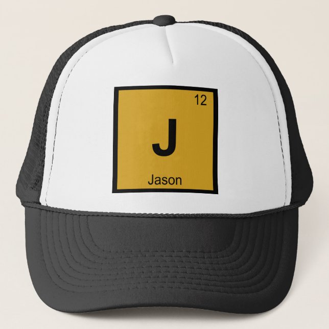 J - Jason Argonauterna Kemins Periodiska System Gr Truckerkeps (Framsida)