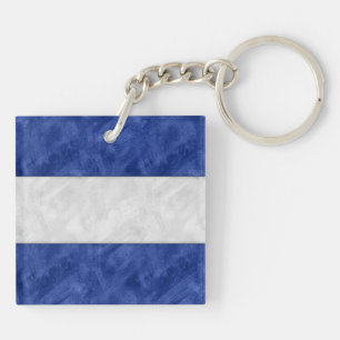 J Juliet Watercolor Nautical Signal Maritime Flagg