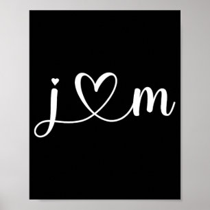 J Kärlek M Bride Boyvän och Girlvän J Brev A Poster