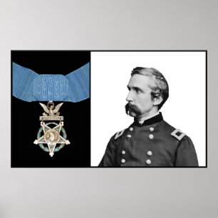 J.L. Chamberlain och hedersmedaljen Poster