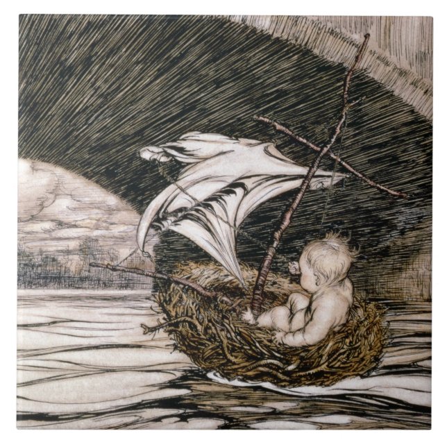 J.M. Barrie |, 'som han passerade under överbrygga Kakelplatta (Framsidan)