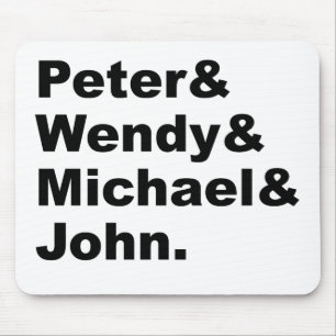 J.M. Barries Peter Pan Peter Wendy Michael John Musmatta