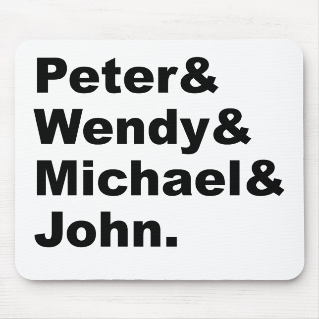 J.M. Barries Peter Pan | Peter Wendy Michael John Musmatta (Framsidan)