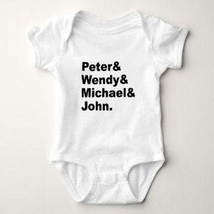 J.M. Barries Peter Pan Peter Wendy Michael John Tee