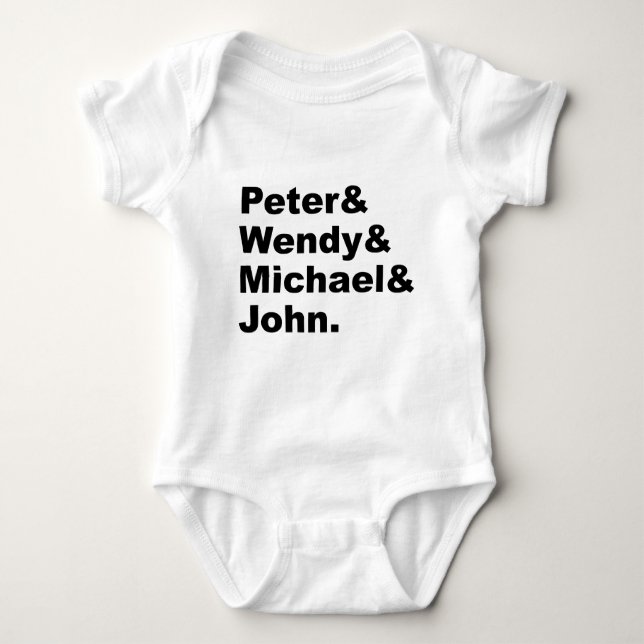 J.M. Barries Peter Pan| Peter Wendy Michael John Tee (Framsida)