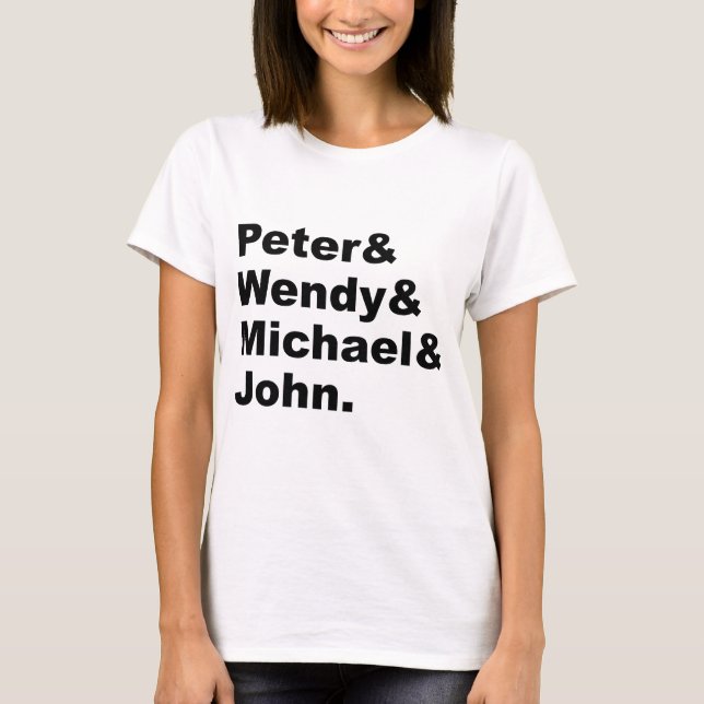 J.M. Barries Peter Pan | Peter Wendy Michael John Tee (Framsida)