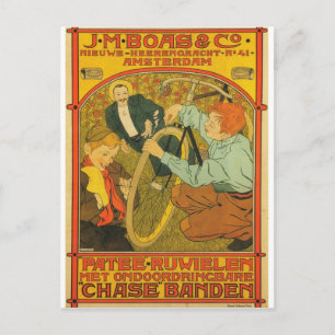 J.M Boas & Co. Bicycles Vykort