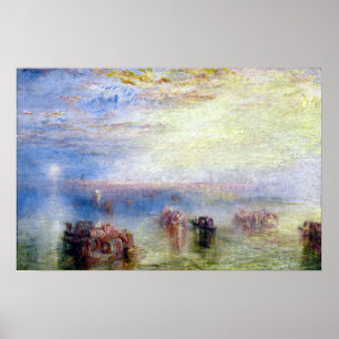J. M. W. Turner Approach to Venedig Poster