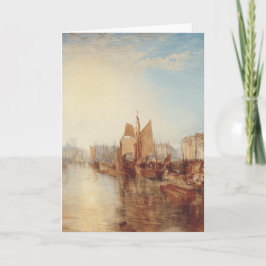J.M.W. Turner: Dieppes hamn Romantisk finkonst Kort
