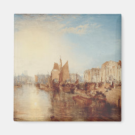 J.M.W. Turner: Dieppes hamn Romantisk finkonst Magnet