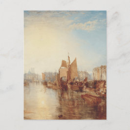 J.M.W. Turner: Dieppes hamn Romantisk finkonst Vykort