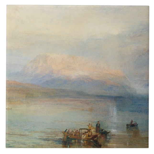 J. M. W. Turner - Red Rigi Kakelplatta (Framsidan)
