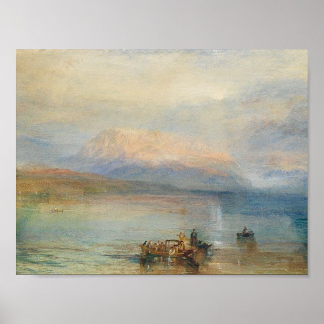 J. M. W. Turner - Red Rigi Poster (Framsidan)