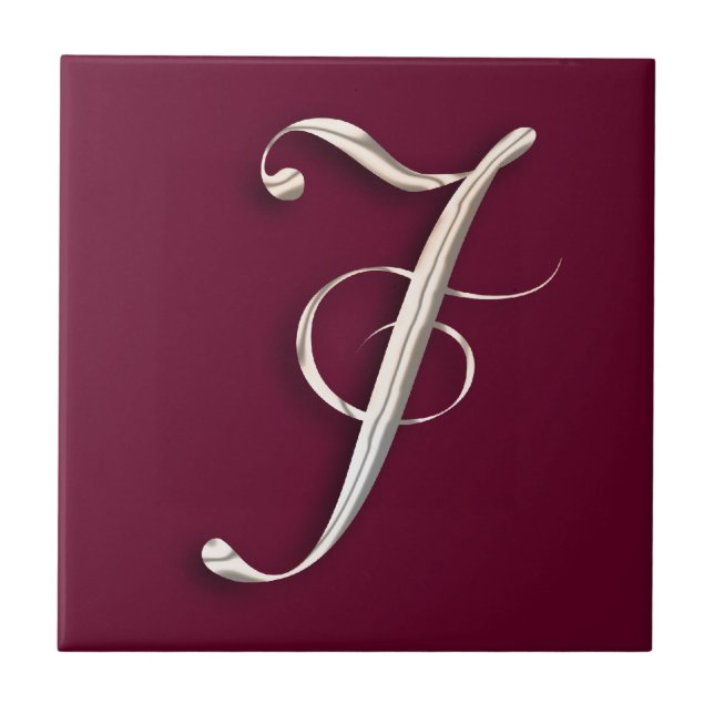 J-monogram Kakelplatta (Framsidan)