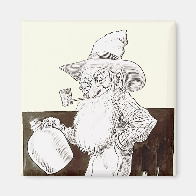 J P Bernard Moonshiner (Sepia) Magnet (Framsidan)