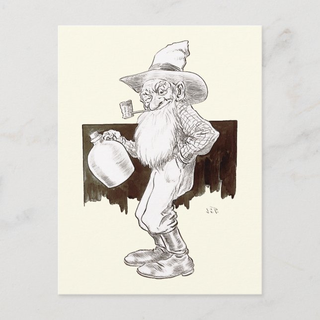 J P Bernard Moonshiner (Sepia) Vykort (Framsida)