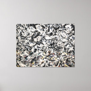 J. P. - GRAYED RAINBOW - 1953 - Action Painting - Canvastryck