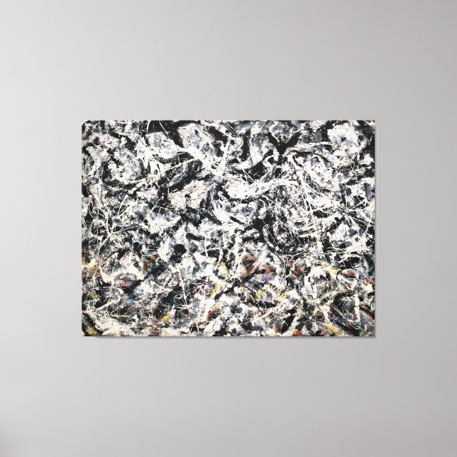 J. P. - GRAYED RAINBOW - 1953 - Action Painting - Canvastryck (Framsida)