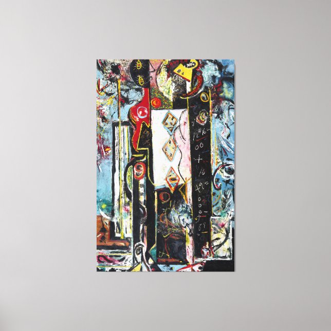 J. P. - MALE och KVINNA - 1942-1943 - Abstrakt - Canvastryck (Framsida)