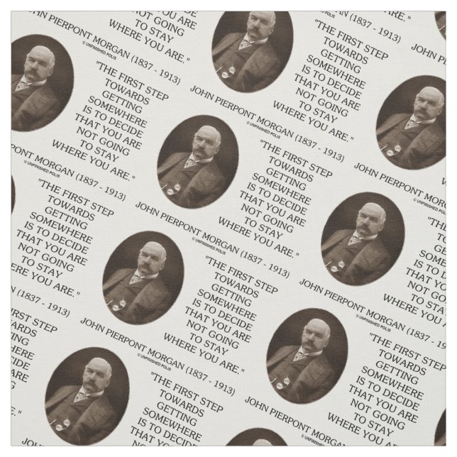 J.P. Morgan First Step MOT NÅGONSTANS Tyg (Provkarta)