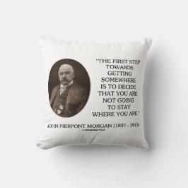 J.P. Morgan First Step Towards Getting Somewhere Kudde