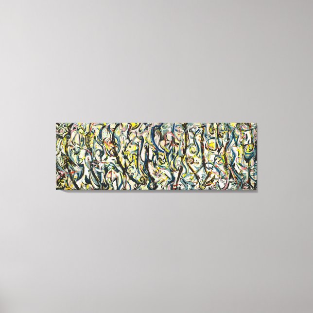 J. P. - MURAL - 1943 - Abstrakt Expressionism - Canvastryck (Framsida)